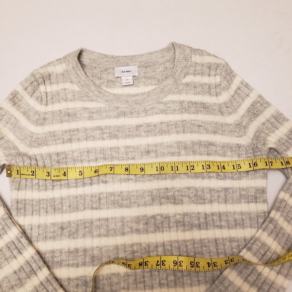 Ribbed Striped Sparkling Sweater Size XS - Picture 6 of 10